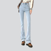 Street Damen Jeans in heller Waschung