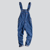 Gestreifter Jeans-Jumpsuit für Herren
