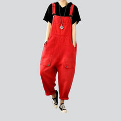 Stylischer urbaner Damen Denim Jumpsuit