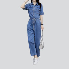 Dünner lockerer Damen Jeans Overall