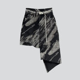 Batik-bemalter Jeansrock