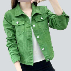 Chaqueta vaquera estilo camionero para mujer