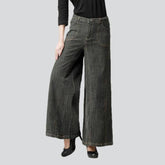 Vintage Mode Damen Culottes Jeans