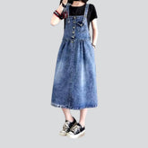 Vintage Fit & Flare Jeanskleid