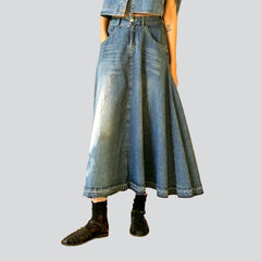 Vintage Fit & Flare Jeansrock