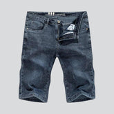 Vintage graue Jeansshorts für Herren