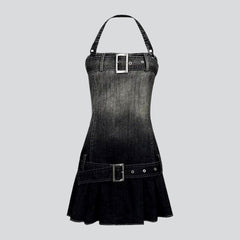 Vintage Mini-Jeanskleid für Damen