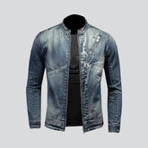 Vintage Oberbekleidung Biker Herren Jeansjacke
