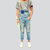 Vintage kurzer Jeans-Jumpsuit für Herren