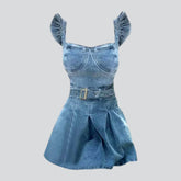 Vintage Street Damen Jeanskleid