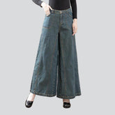 Vintage Damen Culottes Jeans