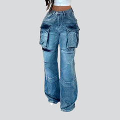 Vintage Damen Jeans in heller Waschung