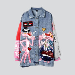 Chaqueta vaquera vintage Y2K para mujer