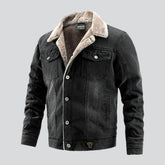 Warme Herren Jeansjacke