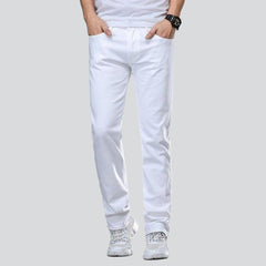 White regular men jeans
