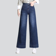 Wide leg women stylish jeans