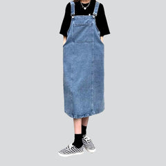 Women overall dress with suspenders