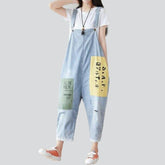 Damen Streetstyle Jeans Overall