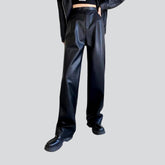 Y2k Damen Jeanshose mit Plissee-Taille