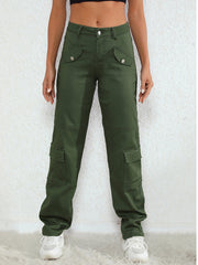 Vaqueros abotonados de talla grande