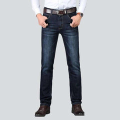 Dark blue regular men jeans