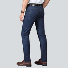Dunkelblaue Slim Fit-Jeans