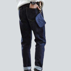 Vaqueros azul oscuro de alta calidad