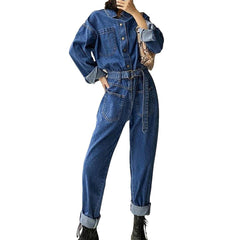 Oversized women jeans overall