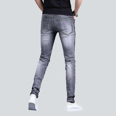 Men painted jeans