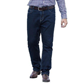 Vaqueros azul marino de talla grande para hombre