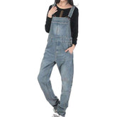 Light grey women jeans overall