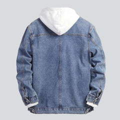 Casual regular men denim jacket