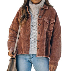 Chaqueta vaquera retro para mujer