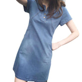 Vestido vaquero mini casual