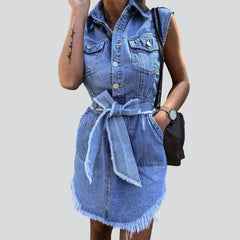 Minifalda vaquera sin mangas