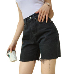 Straight women jeans shorts