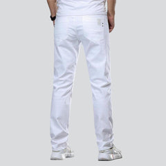 White regular men jeans
