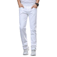 White regular men jeans