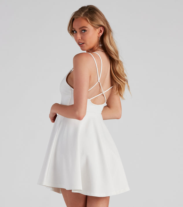 Must V-Love Ponte Skater Dress