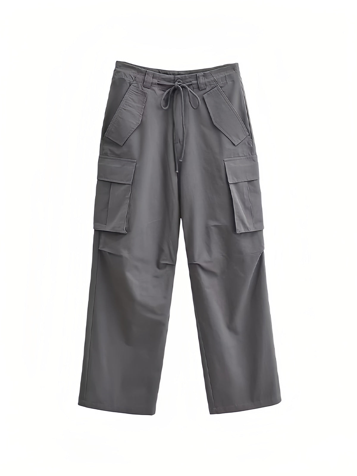Hip Hop Cargohose mit mehreren Taschen und Kordelzug