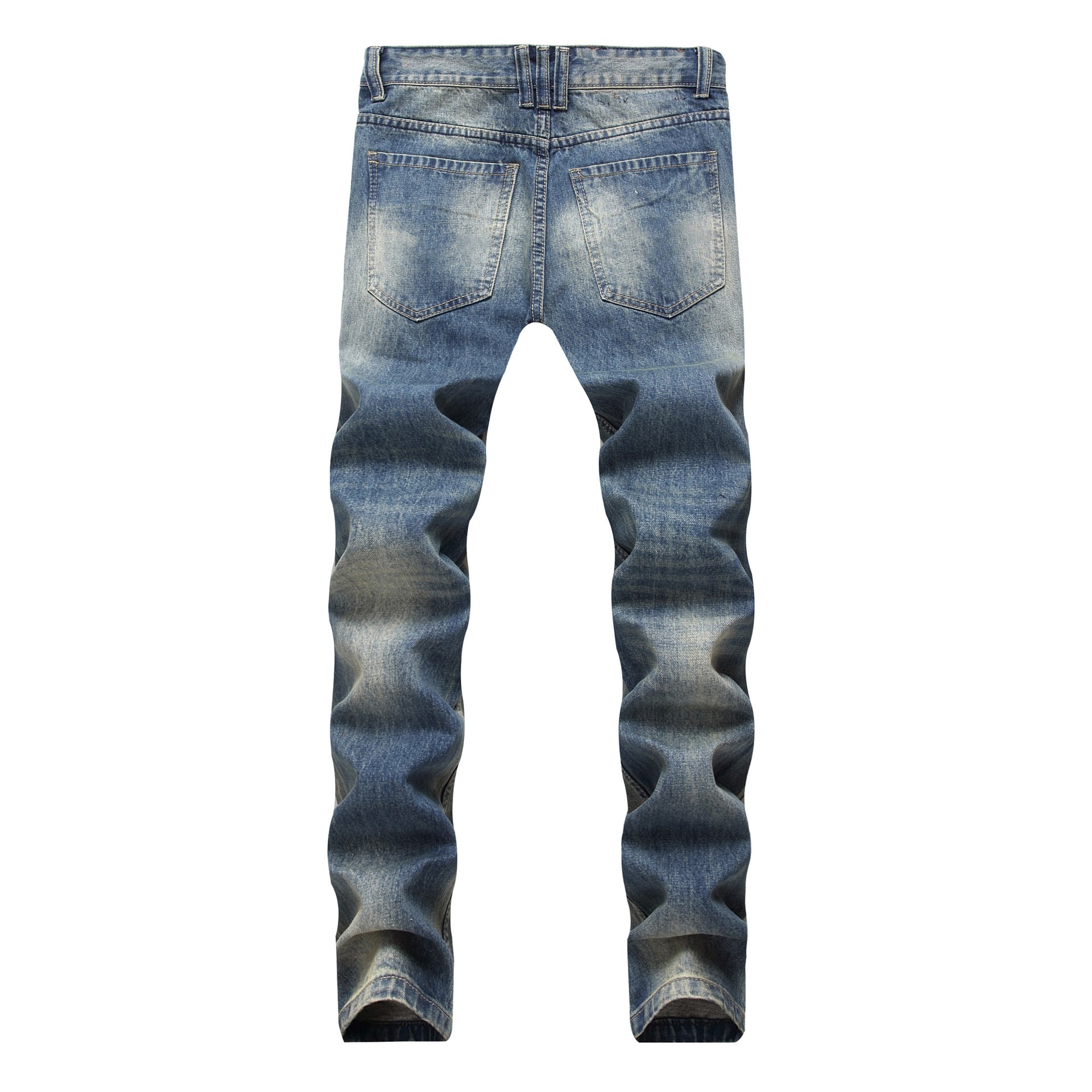 Two color leg men jeans