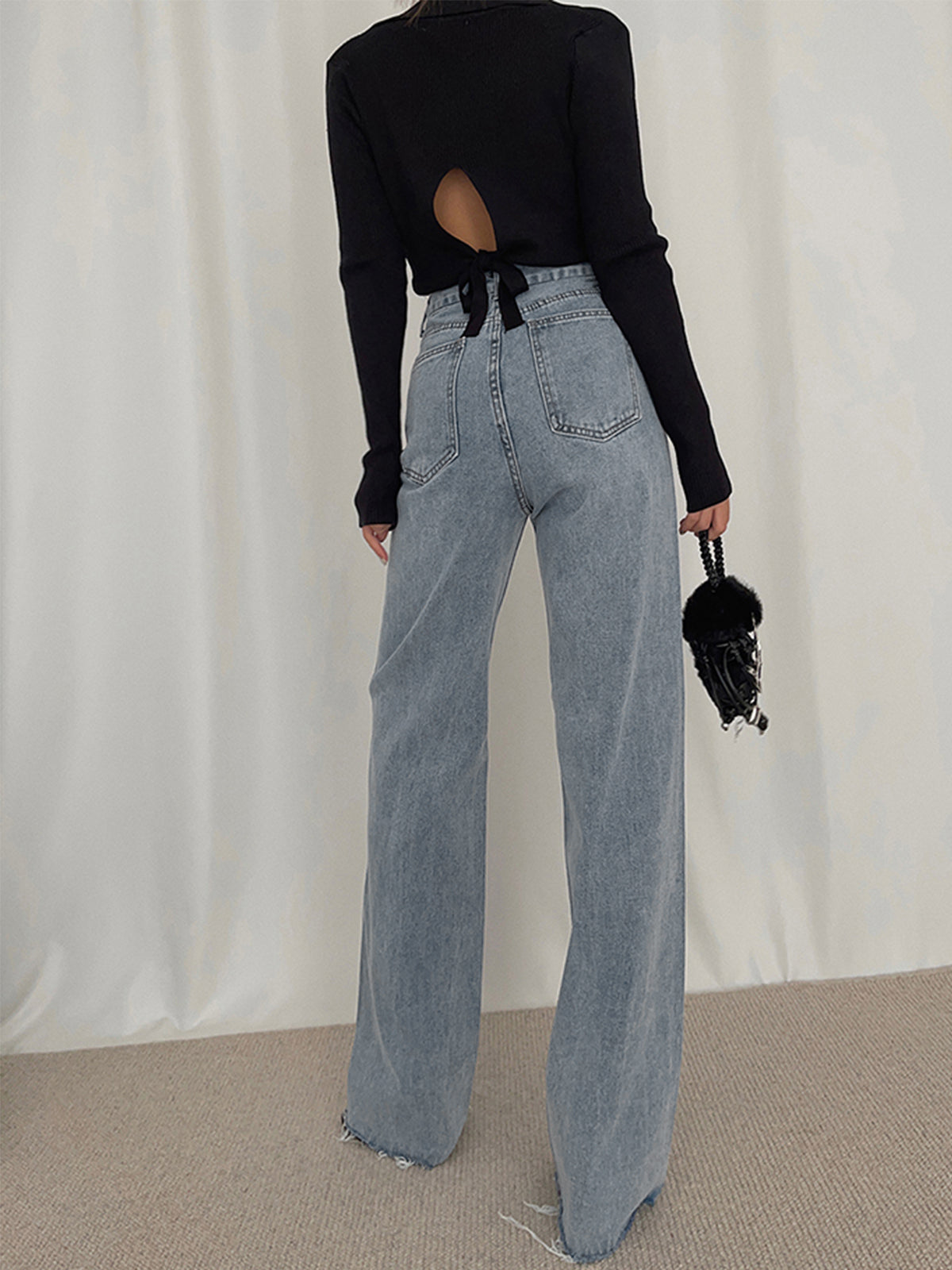 Utility Denim Graceful Straight Leg Jeans