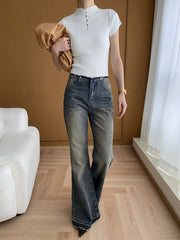 Vintage Denim Graceful Flare Jeans