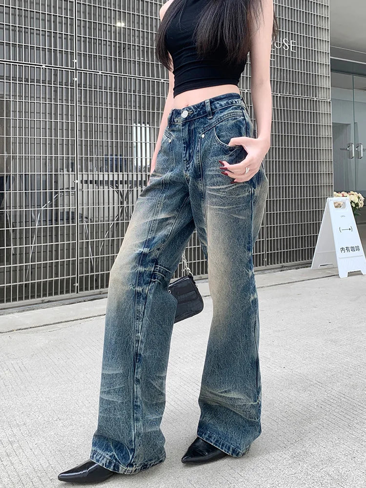 Y2K Streetwear High Waist Loose Vintage Jeans