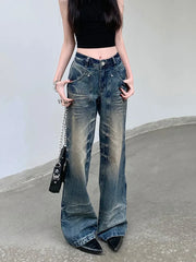 Y2K Streetwear High Waist Loose Vintage Jeans