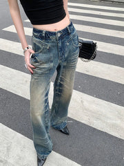 Y2K Streetwear High Waist Loose Vintage Jeans