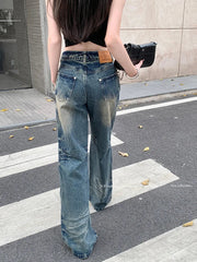 Y2K Streetwear High Waist Loose Vintage Jeans