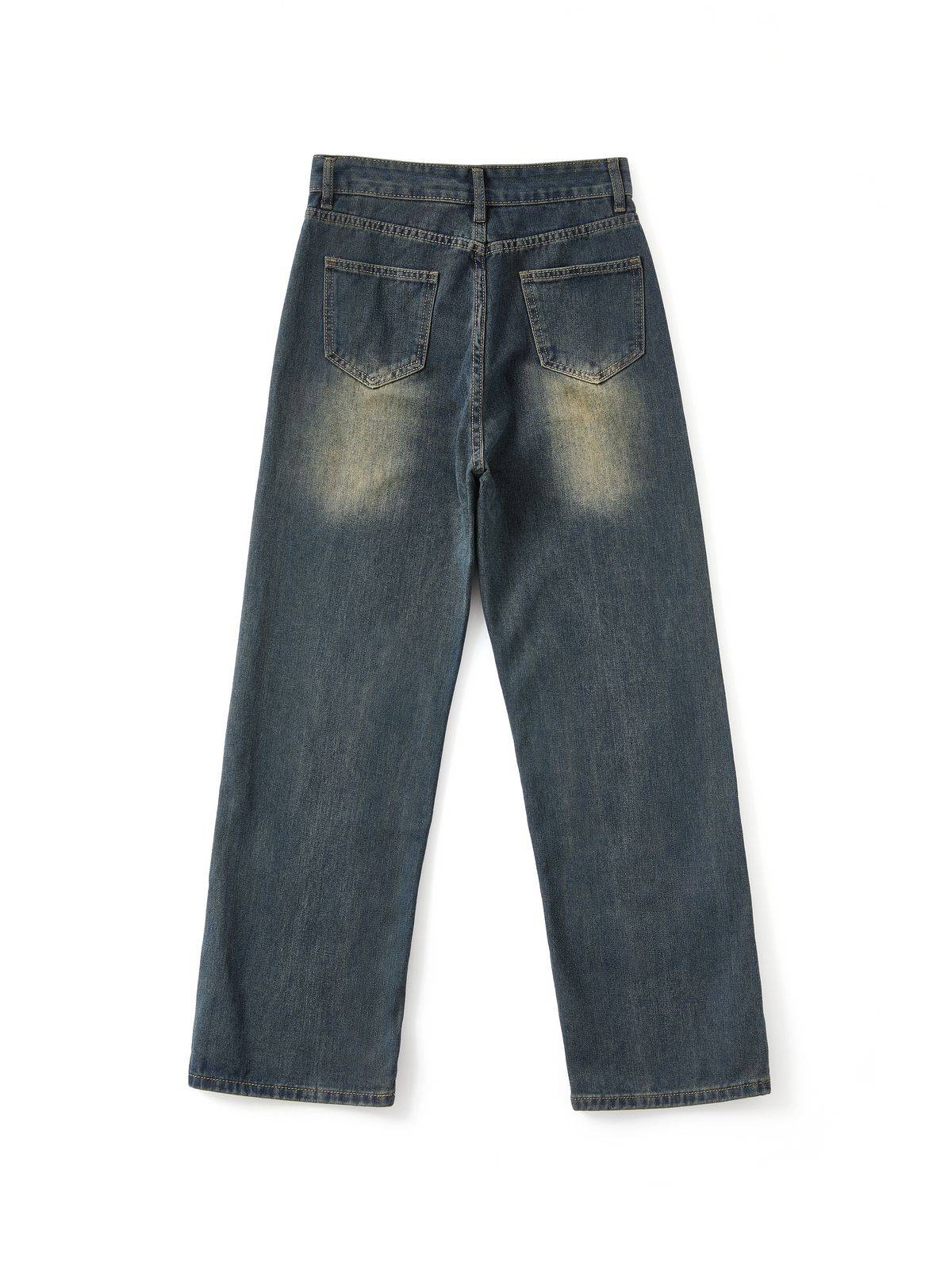 Vintage Boyfriendjeans in blauer Waschung