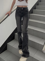 Vintage Ankle Flare Skinny Jeans