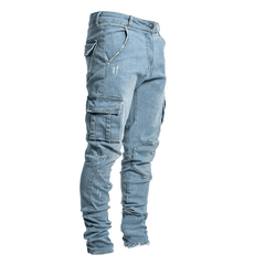 Reworked men worker jeans